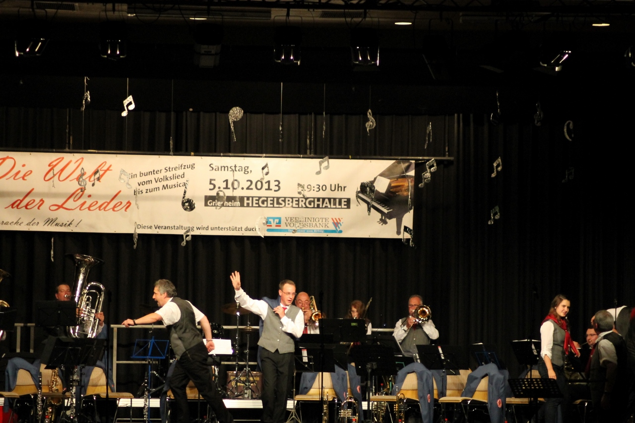 05.10.2013: Blech trifft Stimme 5. Konzert mit dem Blasmusikverein